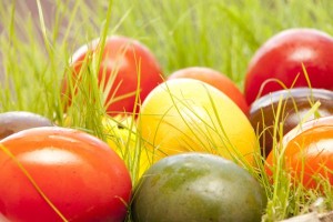 Stock photo Easter eggs