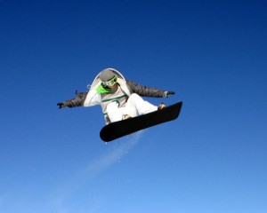 Stock photo Snowboard Jump Series 2